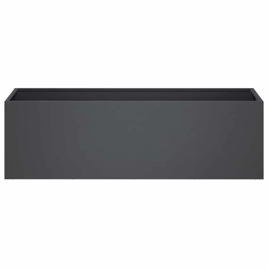 Vaso da giardino 2 pz Antracite 80 x 30 x 30 cm 8005209