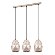 Lampadario Italux Harley oro champagne 3 luci E27 40W