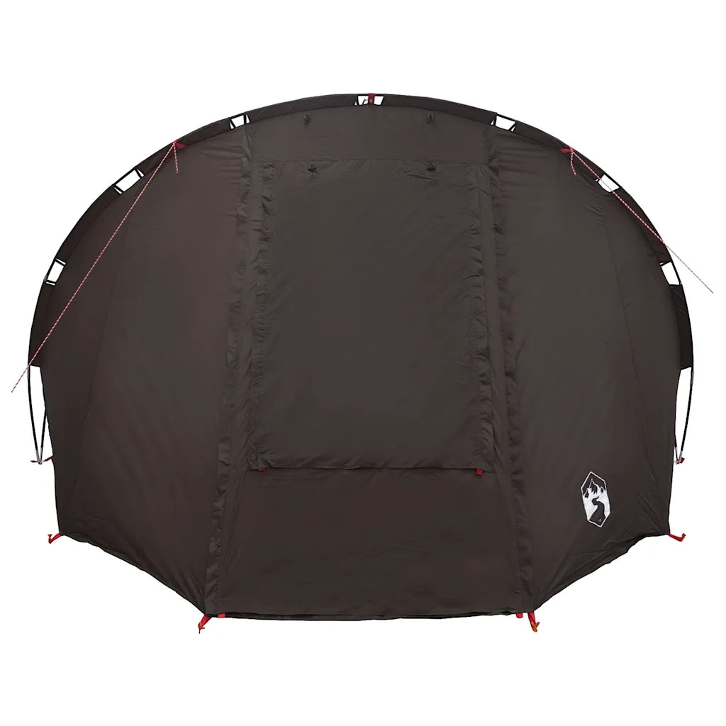 Tenda da Pesca per 5 Persone Marrone Impermeabile
