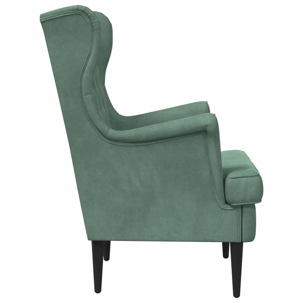 Poltrona Verde Mare Velluto 42029935