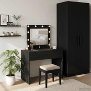 Tavolo da Trucco Nero 83 x 40 x 70 cm Legno multistrato 865227