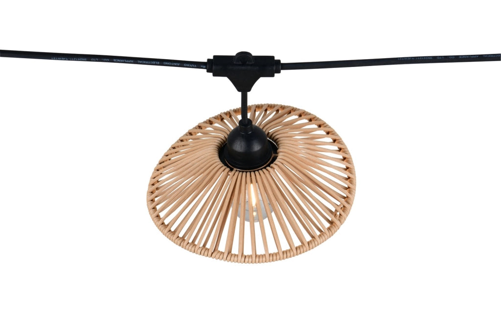 Catena luminosa boho nera 10xE27 IP44 CHAIN RL