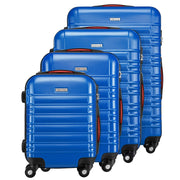 Set 4 Valigie Rigide Ruote Easy roll, Bagaglio mano e viaggio, Trolley Resistente
