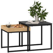 Tavolino da caff¨¨ ¨C Minimal ¨C nero e rovere