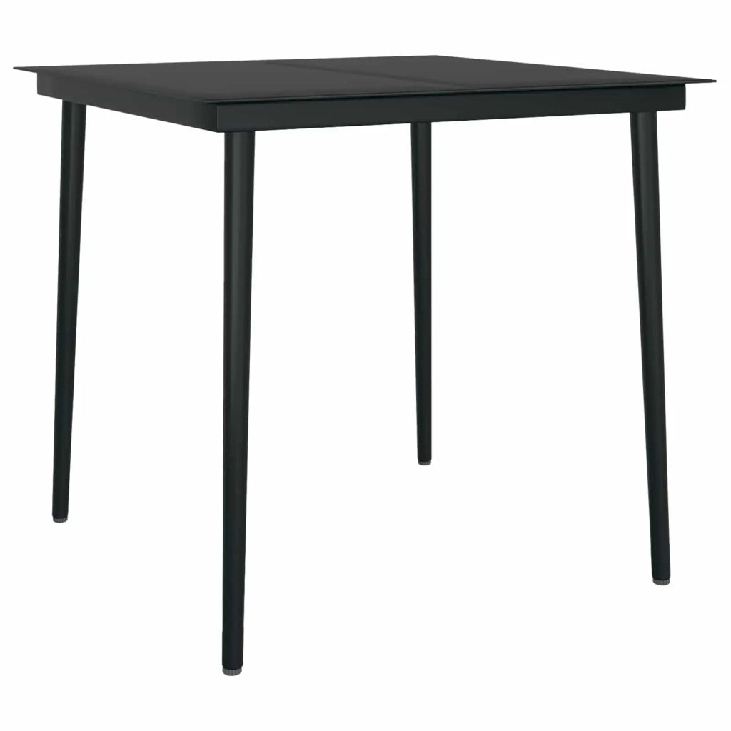 Set da Pranzo per Giardino 5 pcs Grigio chiaro polyrattan 3261706