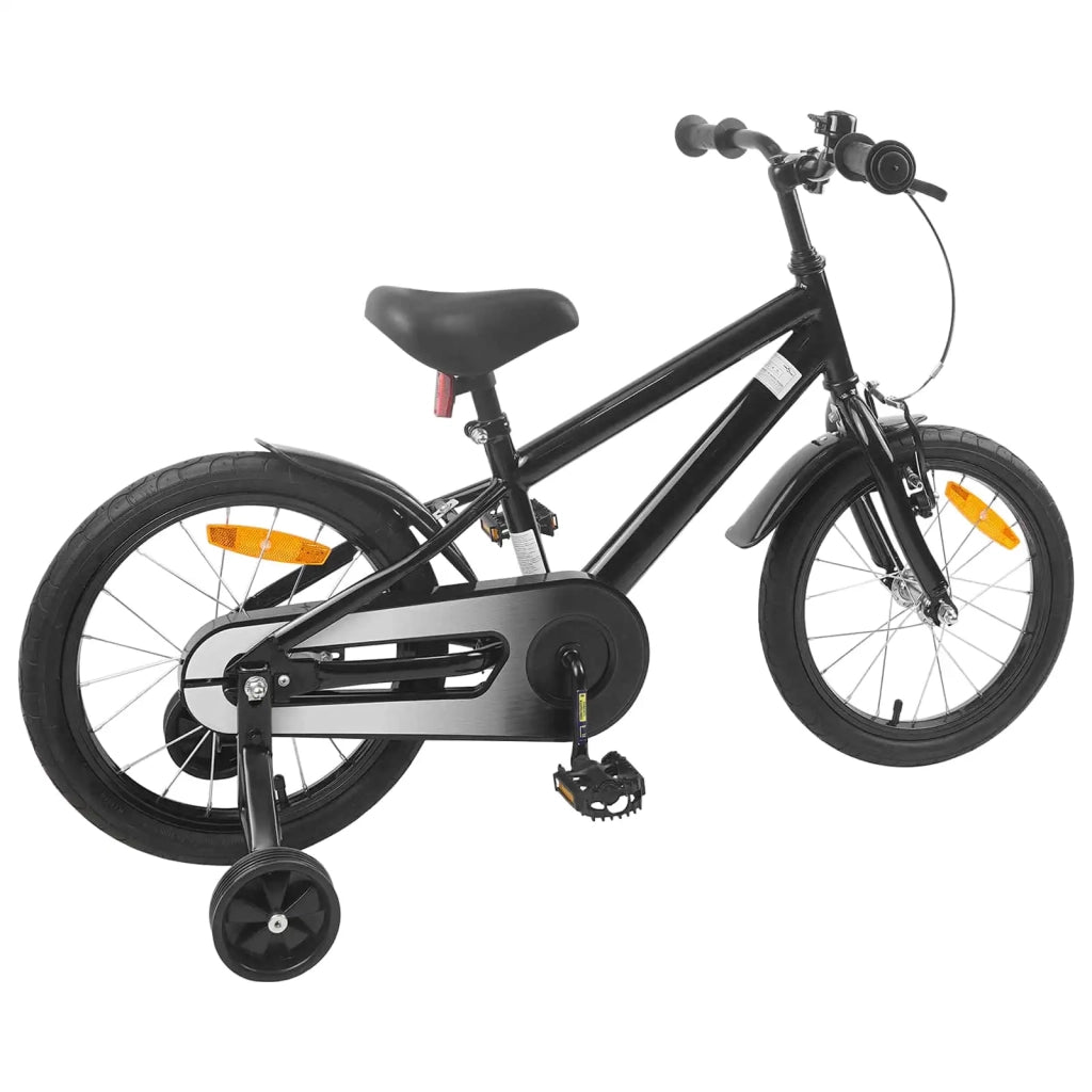 Bicicletta per Bambini 16 Pollici per bambini di 4-6 anni Nero 42009345