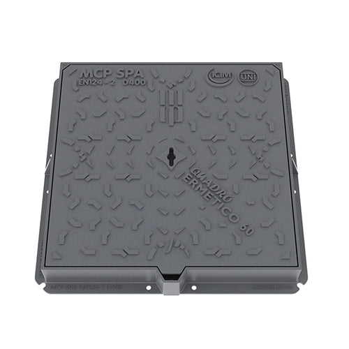 CHIUSINO IN GHISA D400- cm 70 x 70- MCP- pezzi 1