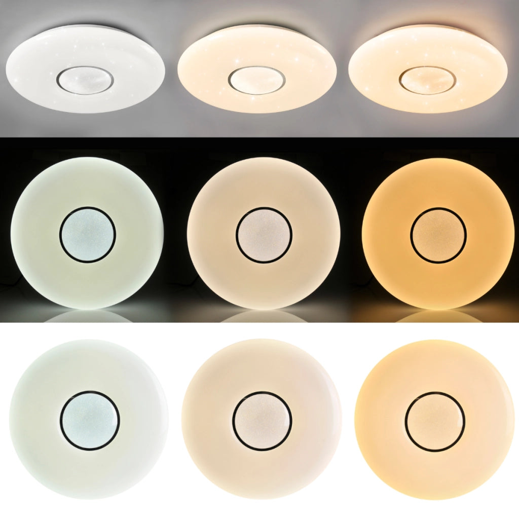 Plafoniera LED Polux Lyra 72W 51cm CCT telecomando