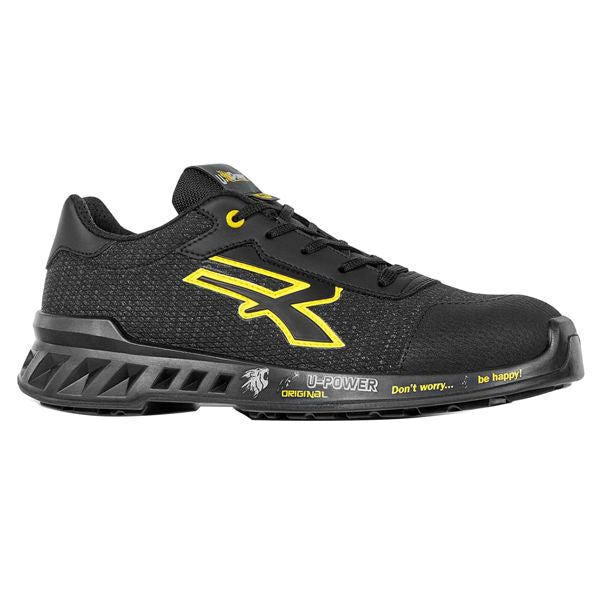 U-Power RV20036-44 Frank Scarpe Antinfortunistiche Basse S1P ESD SRC Puntale Alluminio Taglia 44 colore Nero