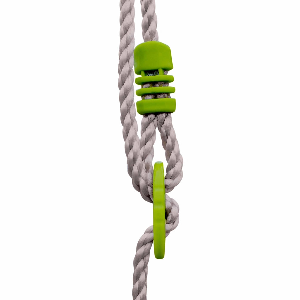 Sedile girevole in plastica per portale, verde