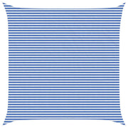 Telo Ombra Blu e Bianco 6 x 6 m HDPE 42032873