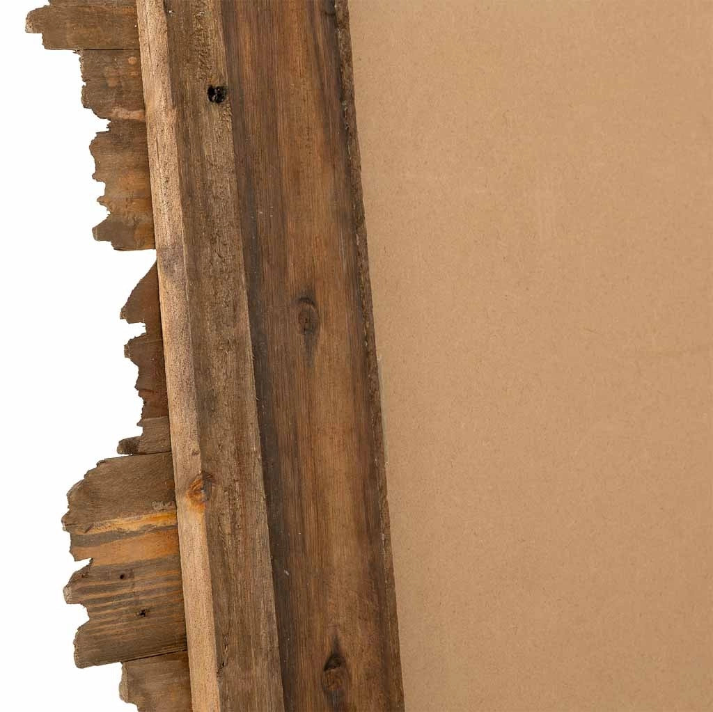 Specchio in legno 91x109x03,5h cm