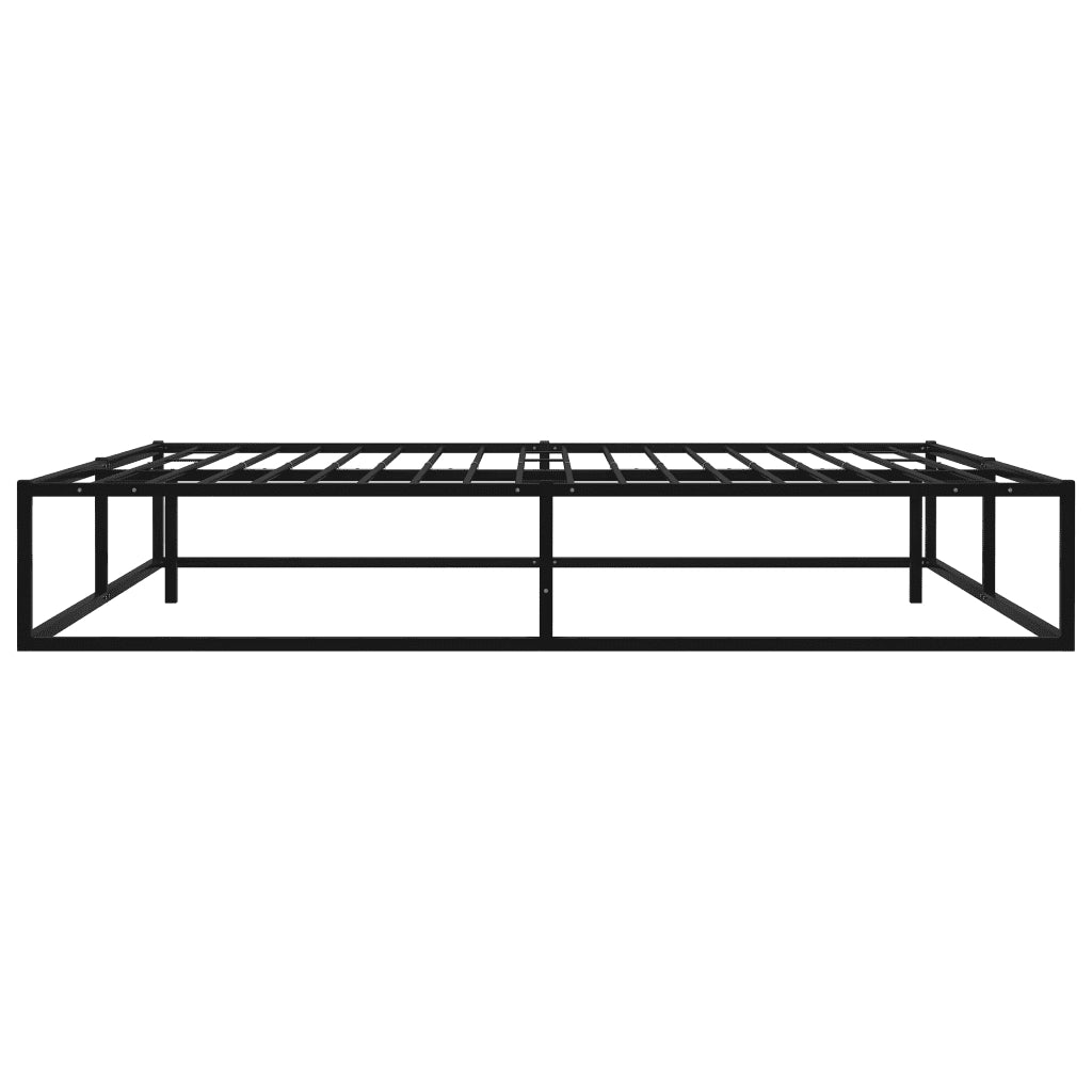Giroletto-Struttura Letto Nero in Metallo 160x200 cm 597168