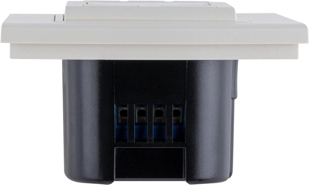 REV 0399490190 Timer per Tapparelle a Incasso Compatibile con Gira Jung Merten Busch Jaeger Memoria 36h Programma Casuale colore Bianco