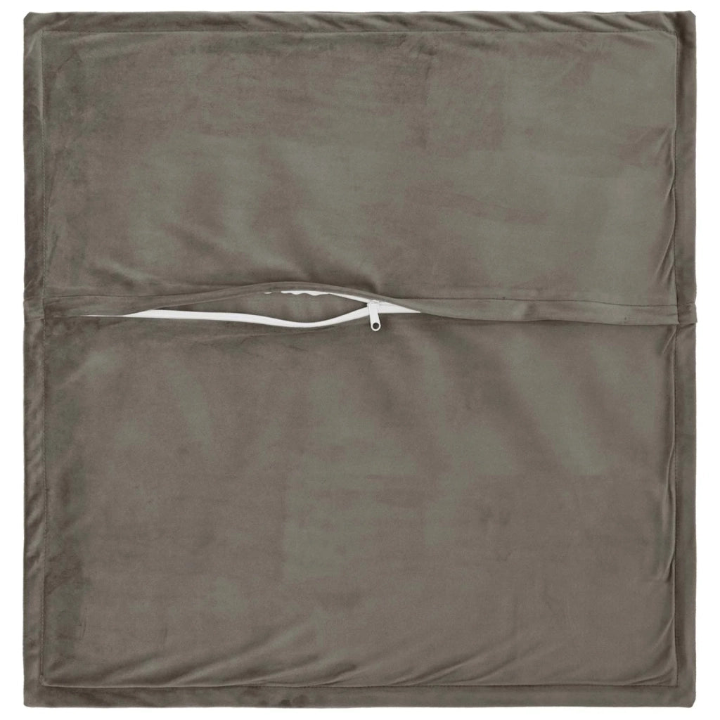 Cuscino con cuscino HOUTEN 6 pz Grigio Chiaro Velluto 934619