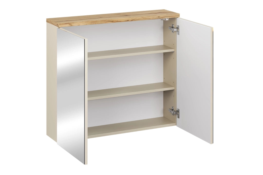 Mobile con specchio 80 cm 2 ante Bali Cashmere 80 x 70 x 20 cm