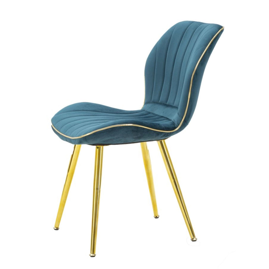 Set di 2 Sedie VKH384, Ottanio, Metallo, 46x58x77 cm