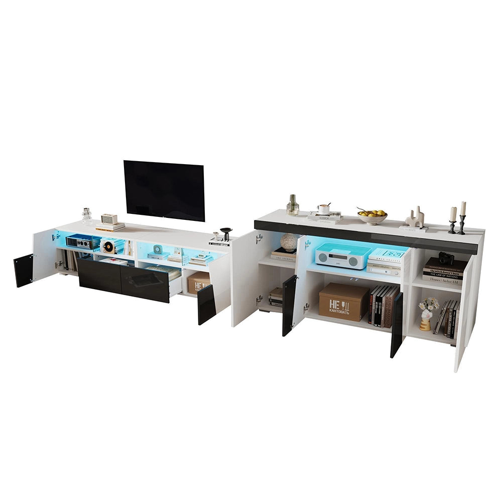 Set TV+console - Xylo - 180x38.5x45 cm LED