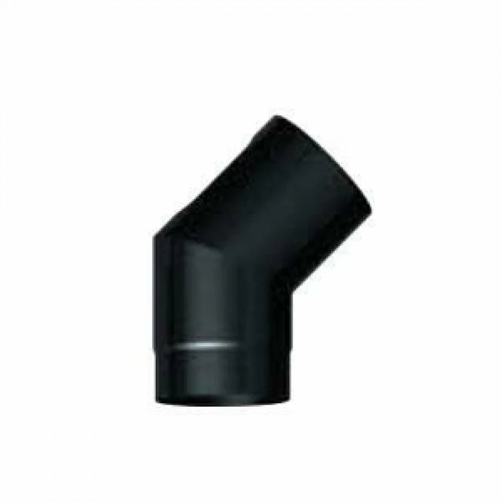 Curva 45 2 settori nero pesante 160 b07r1rgxp5
