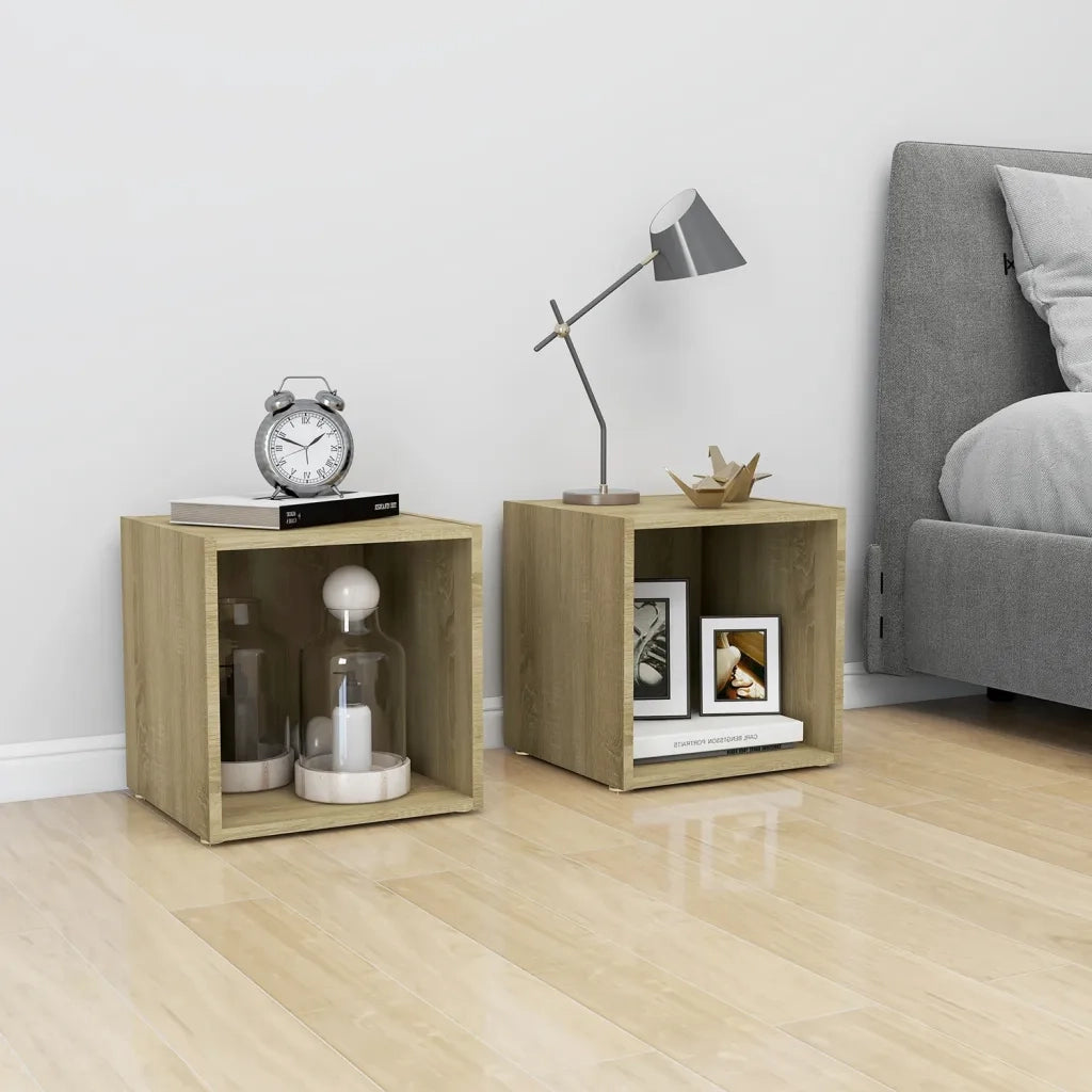 Mobile TV | Armadietto TV | Mobile Porta TV Rovere Sonoma 37x35x37 cm in Legno Multistrato