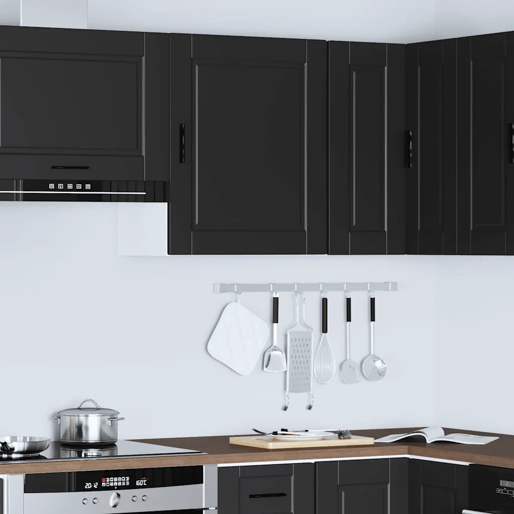 Pensile da Cucina Porto Nero in Legno Multistrato 854039