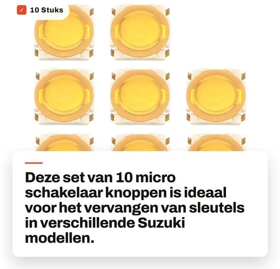 Decodificatore a distanza da 10 pezzi con microinterruttore