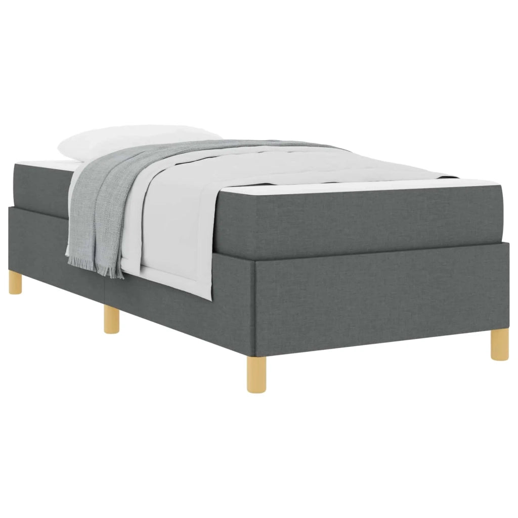Struttura del letto Grigio scuro 80 x 200 cm Tessuto 3398893