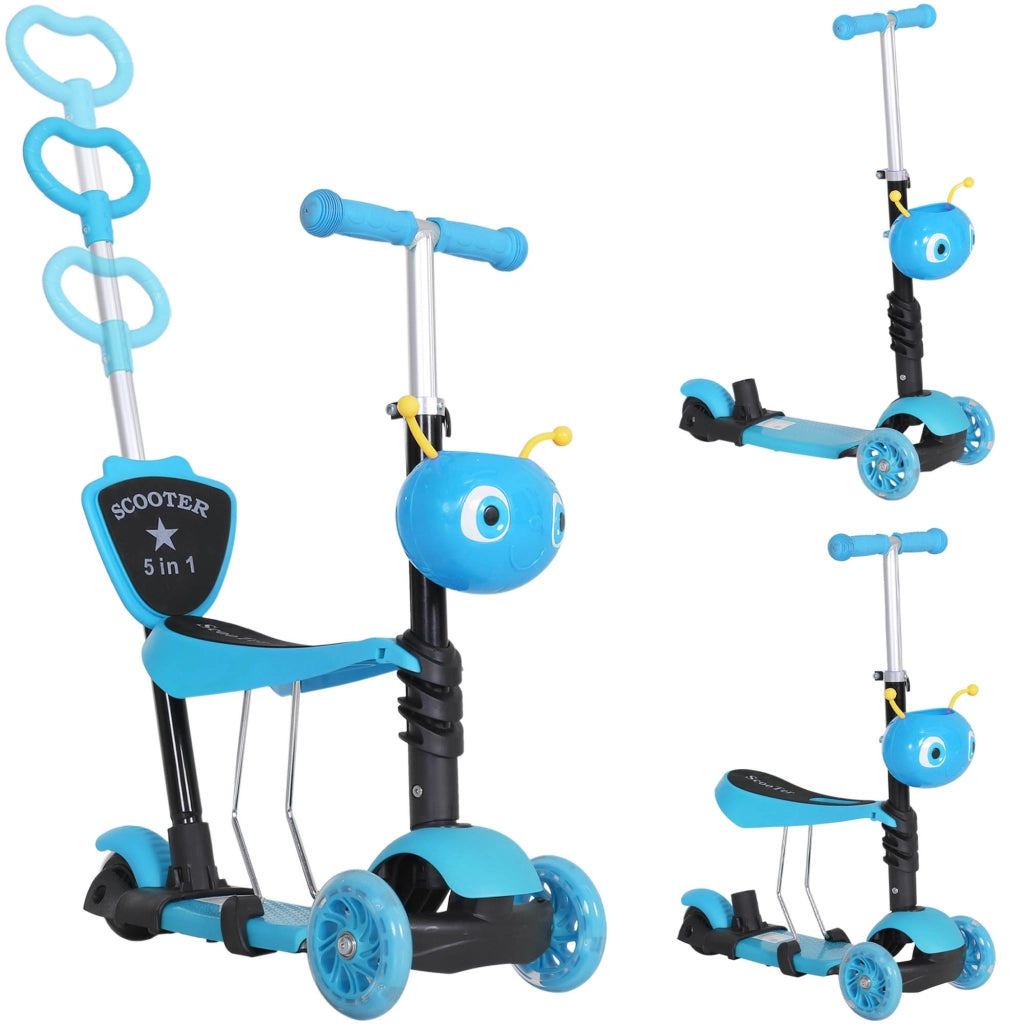 Trottinette Bambini 5 in 1 ¨C zephmum ¨C Blu