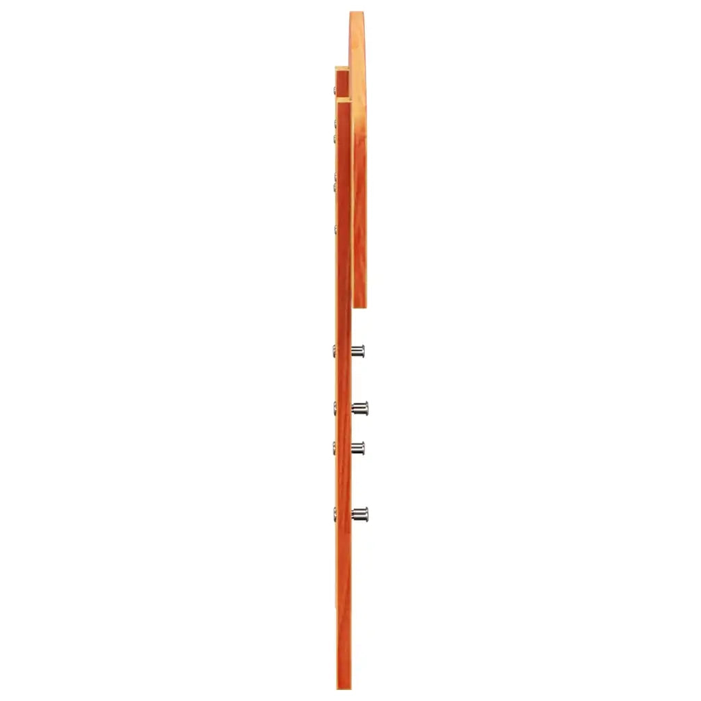 Testiera Marrone Cera 75 cm in Legno Massello di Pino 842525