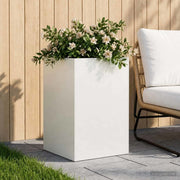 Vaso da giardino Bianco 40 x 40 x 75 cm 8005374