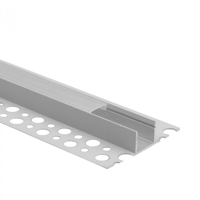 Profilo LED GN01 a superficie bianco, diffusore opale 1m Ecolight