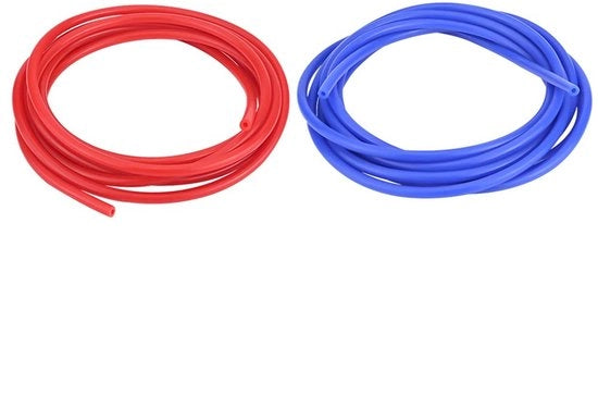 Silicone Tubo 5 Metri - Tubo a Vuoto - Campo di Temperatura - Applicazione Universale - Diametro Interno 4 mm - Resistenza alla Pressione - Tubo per Vuoto
