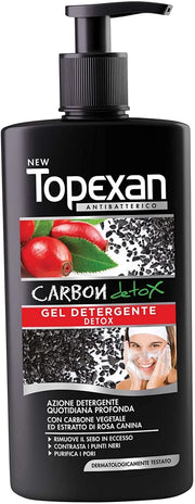 DETERGENTE ANTIBATTERICO NEW TOPEXAN DA 200 ML CARBON DETOX