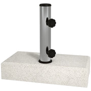 Base per ombrellone in granito 25 kg ¨C Minimal ¨C Grigio ?32/38/48 mm