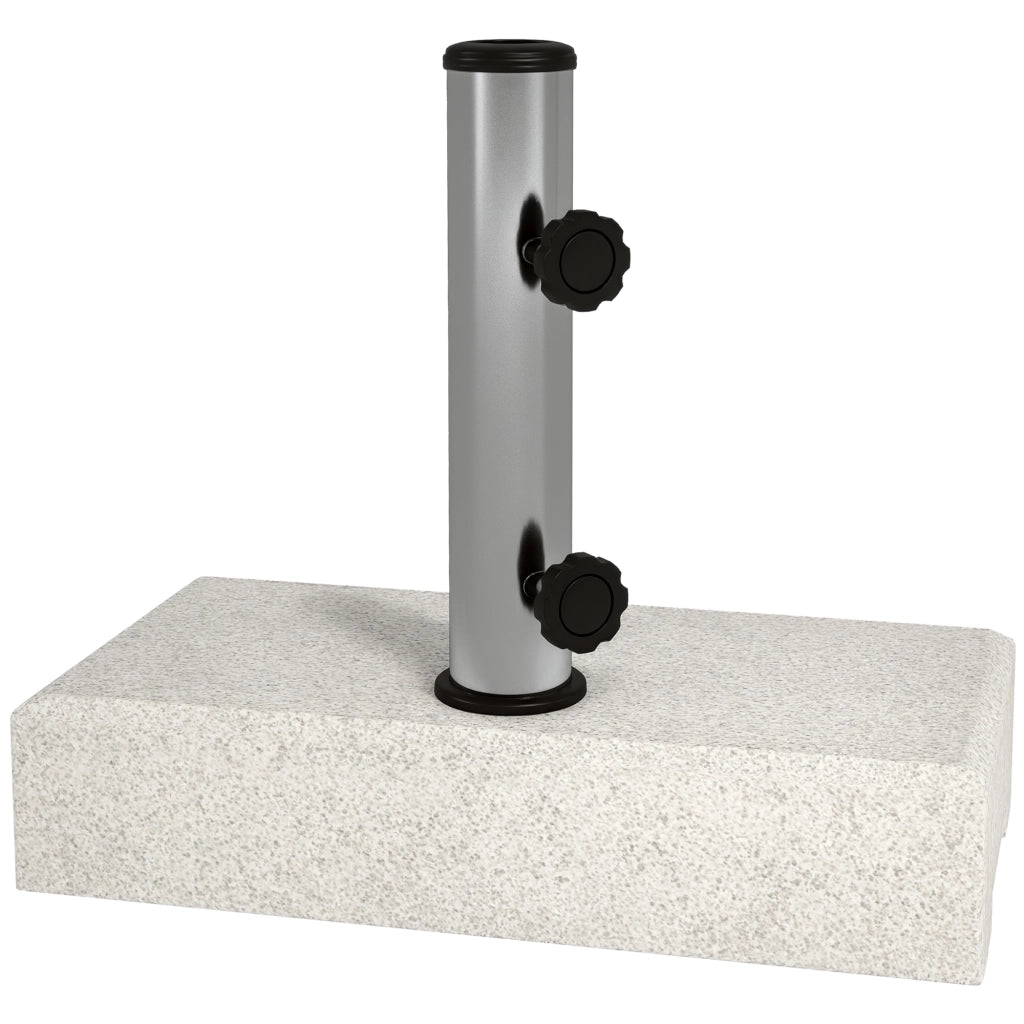 Base per ombrellone in granito 25 kg ¨C Minimal ¨C Grigio ?32/38/48 mm