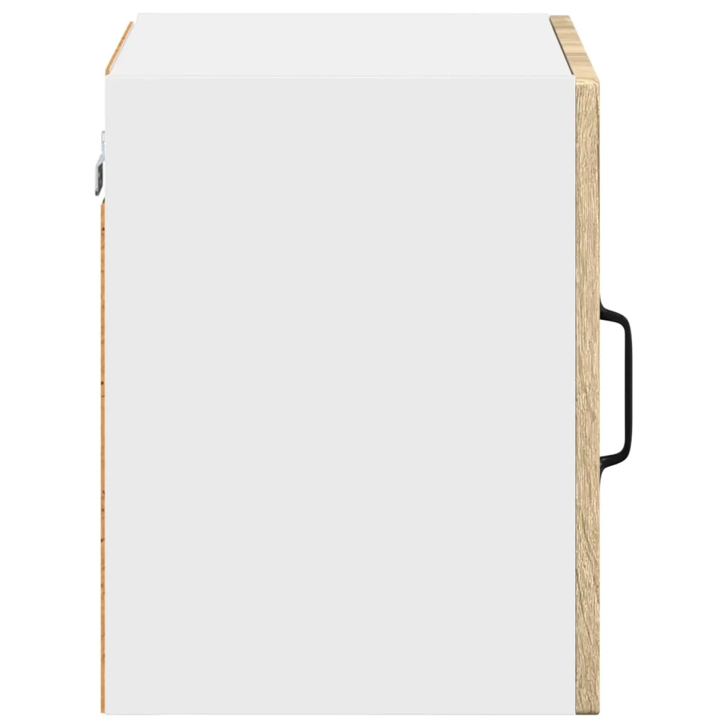 Pensile da cucina | Mobile in vetro da parete LUCCA Rovere Sonoma 40 x 31 x 40 cm