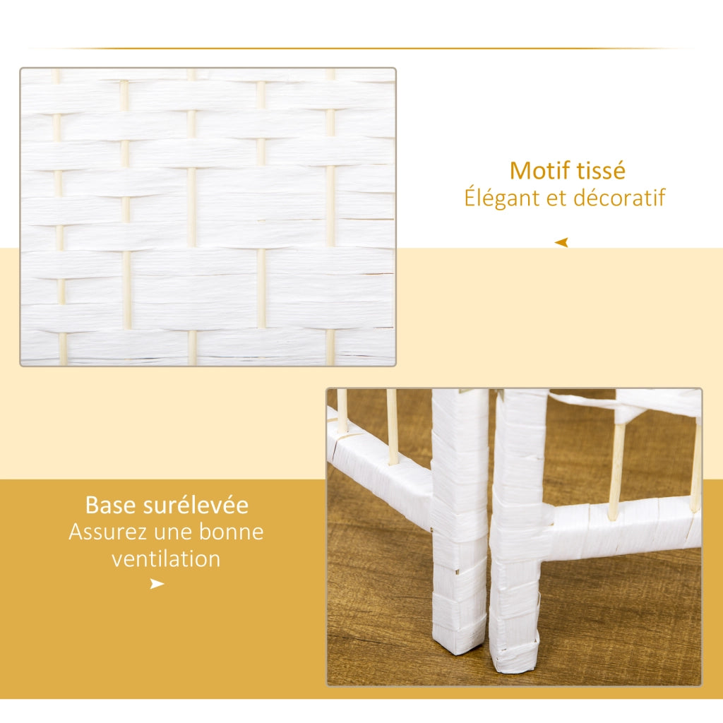 Paravento in legno 120x170 cm ¨C Minimal ¨C bianco