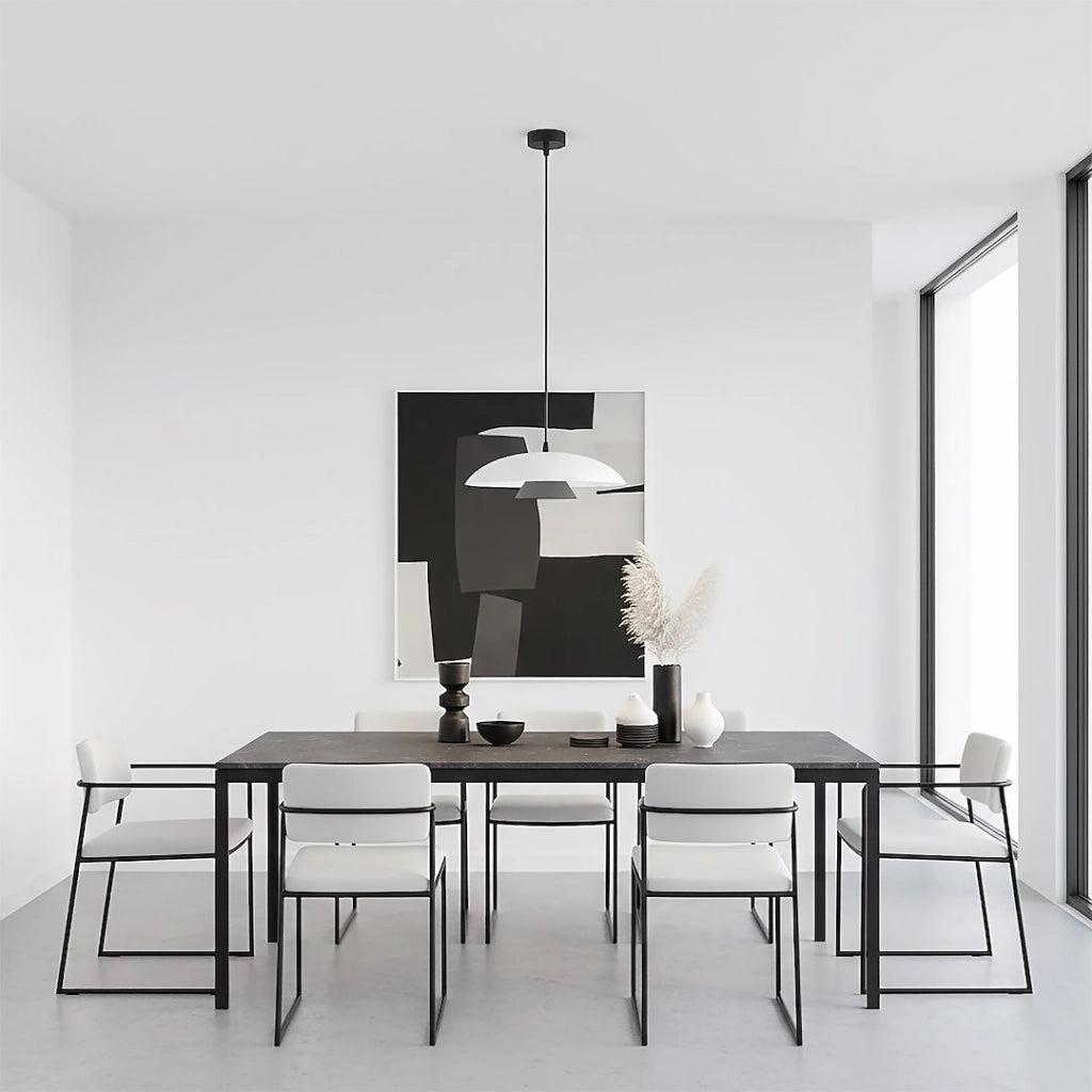 Lampada a sospensione BABEL 1xGX53 bianco nero Emibig