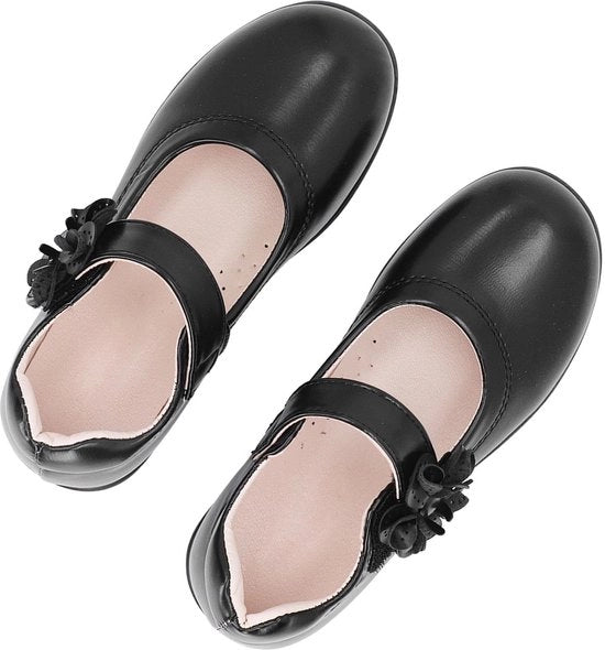 Scarpette per Bambine - Stile Principessa - Materiale PU - Adatte per Ragazze - Scarpette per Uniforme Scuola - Con Suola morbida - Modelli per Bambine