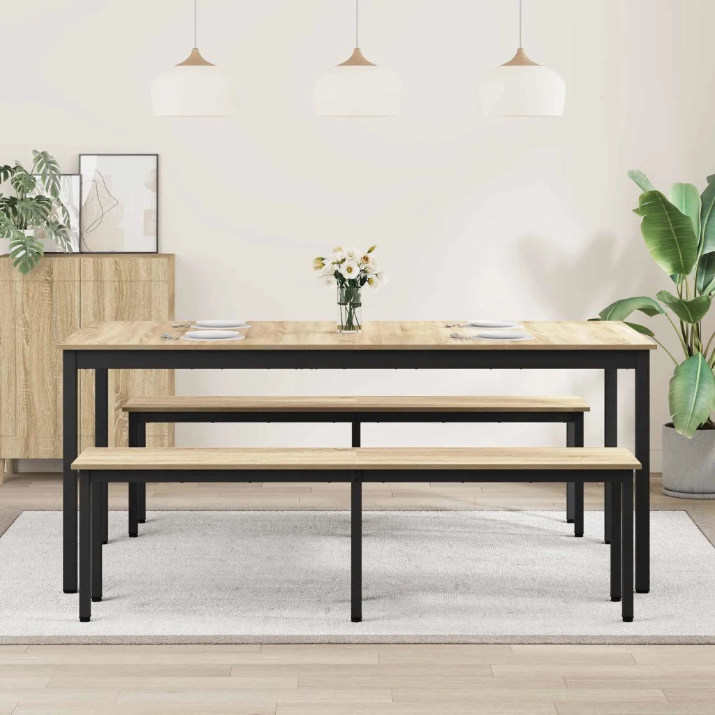Tavoli da pranzo 2 pcs 180 x 90 x 75 cm Legno multistrato 3415379