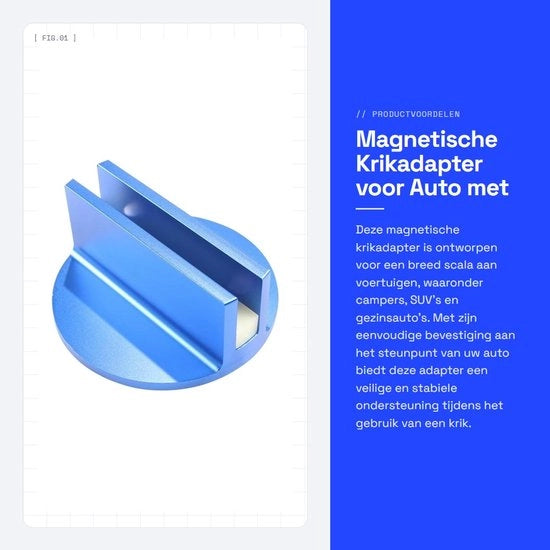 Adattatore magnetico per auto con applicazione universale