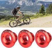 3 pezzi di vite a mano per biella in alluminio 18mm - rosso.