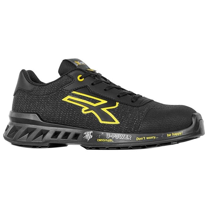U-Power RV20036 Frank S ESD Scarpe Antinfortunistiche S1P SRC Tomaia Nylon Puntale Alluminio Taglia 42 colore Nero