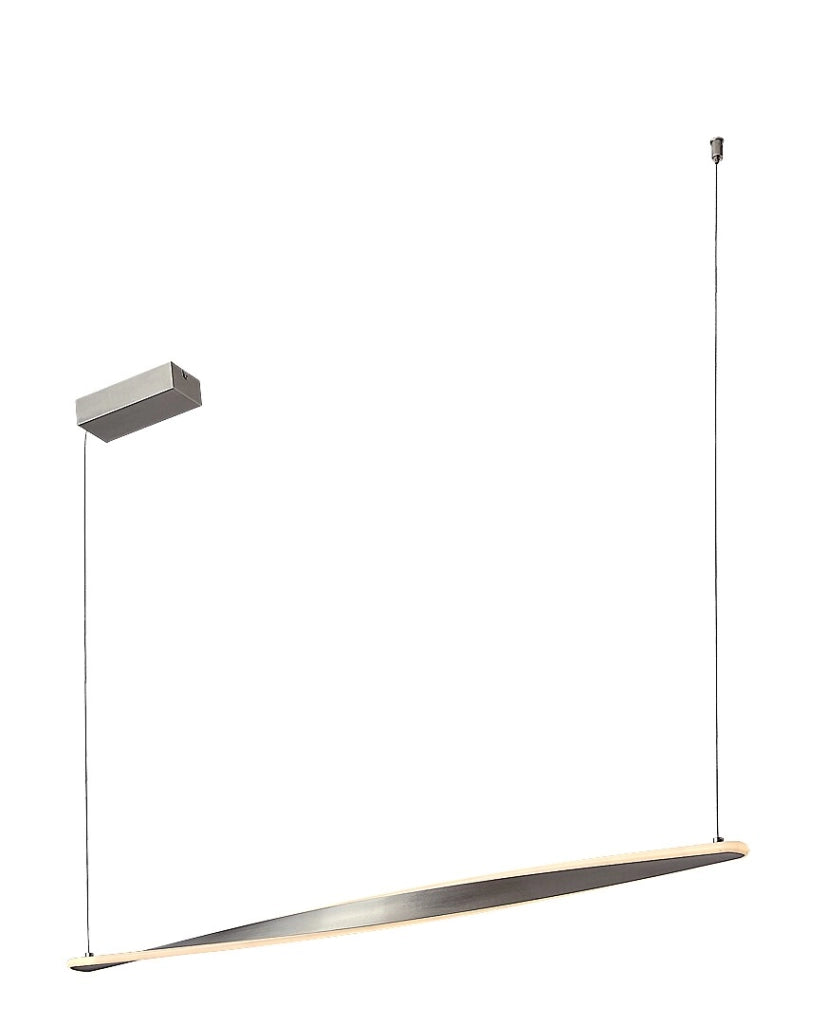 Lampada a sospensione LED Elvio Rabalux 110cm cromo