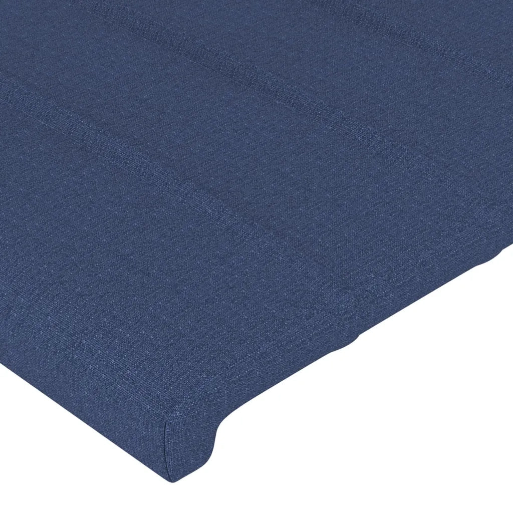 Testiera ad Orecchio Blu 103x16x78/88cm in Tessuto 3119002