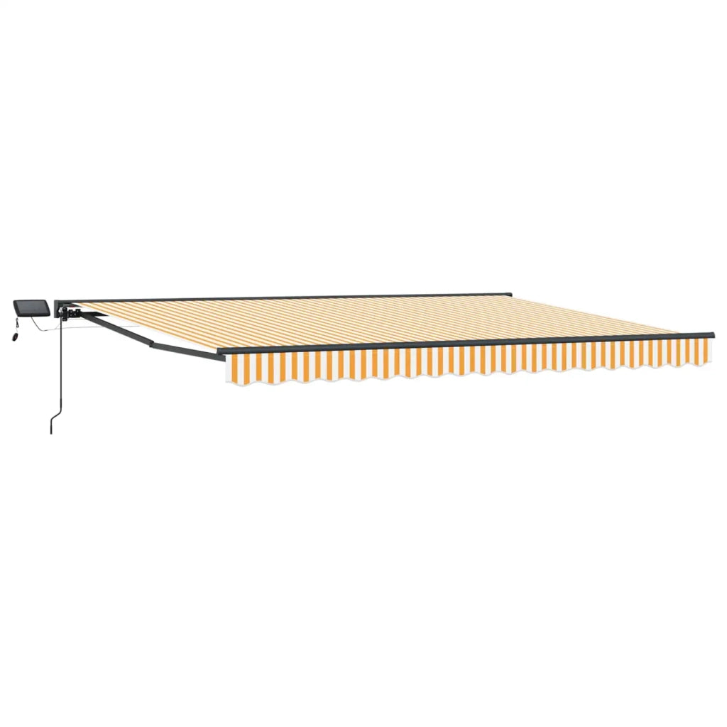 Cornice per Tenda Manuale con LED 4 × 3,5 m 3420859