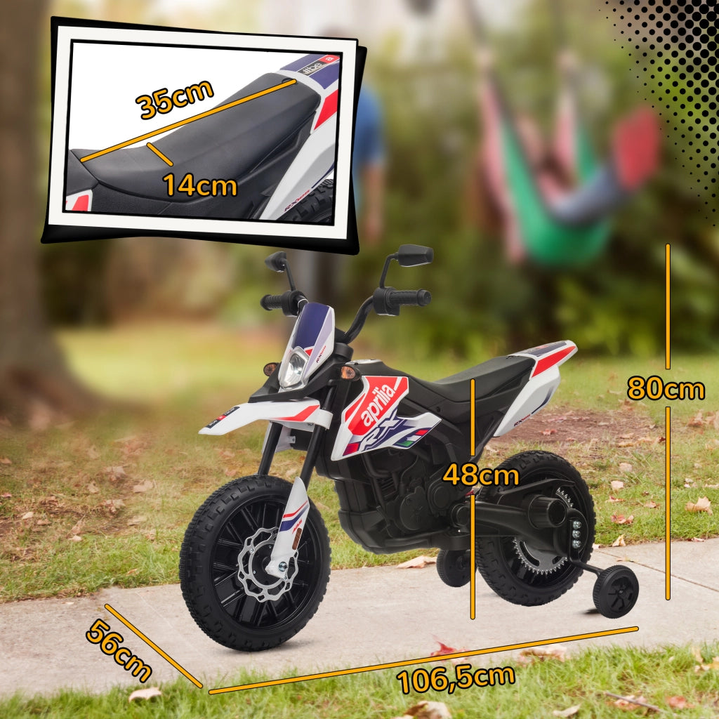 Moto elettrica per bambini ¨C Minimal ¨C bianco