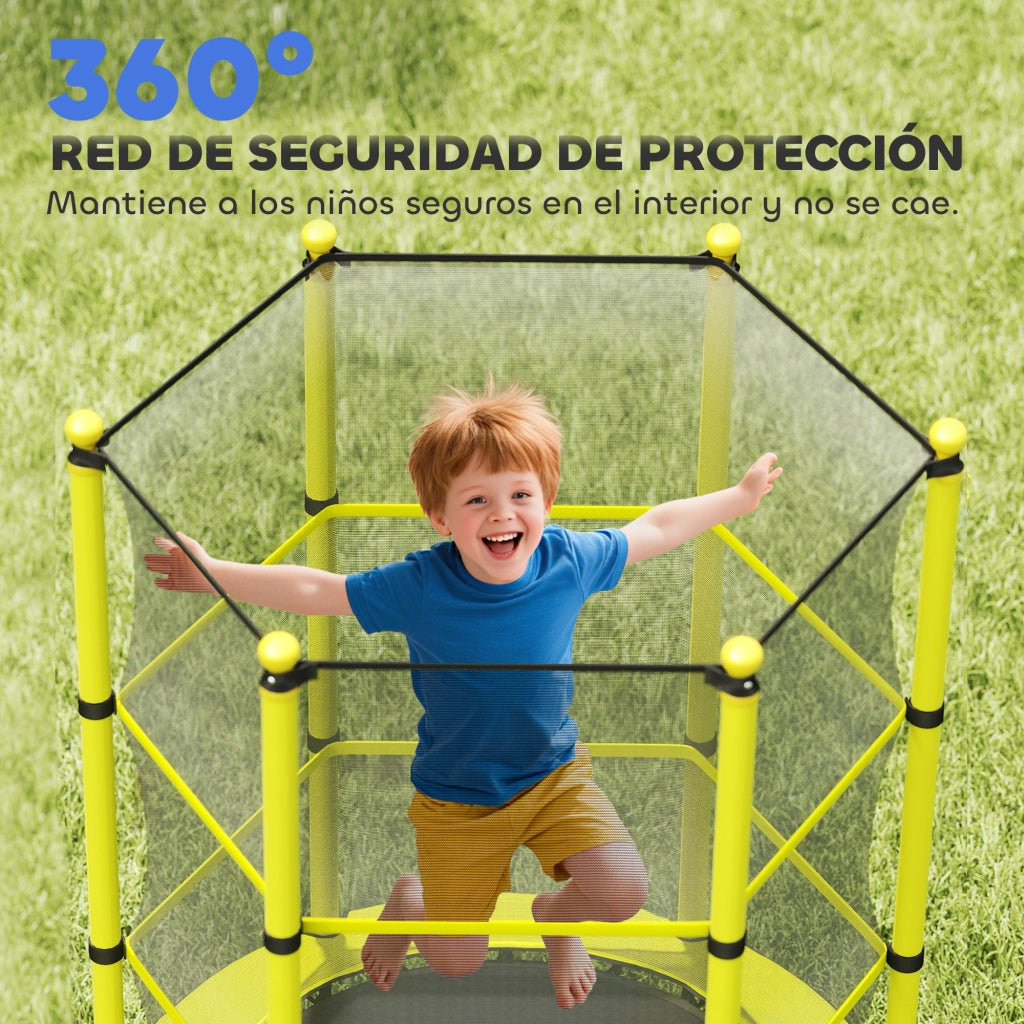 Letto a Soppalco con Rete di Sicurezza ¨C Zephmum ¨C ?140 cm Giallo