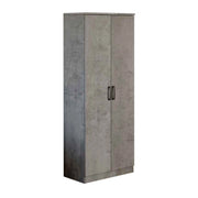Armadio multiuso Gabriella  h.182x71x38 cm cemento