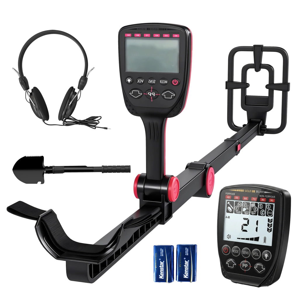 Metal Detector Adulti, 4 Modalit¨¤, Bobina IP68 Impermeabile, Display LCD